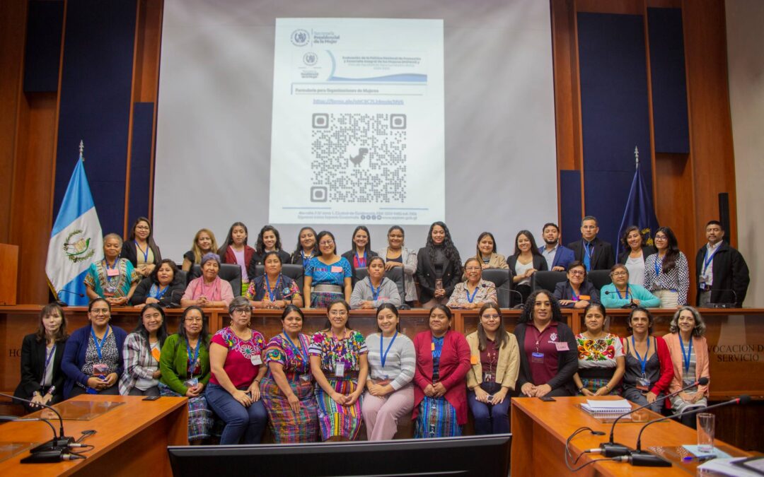 Primera reunión de trabajo con las integrantes de organizaciones de mujeres para la Evaluación de la Política Nacional de Promoción y Desarrollo Integral de las Mujeres