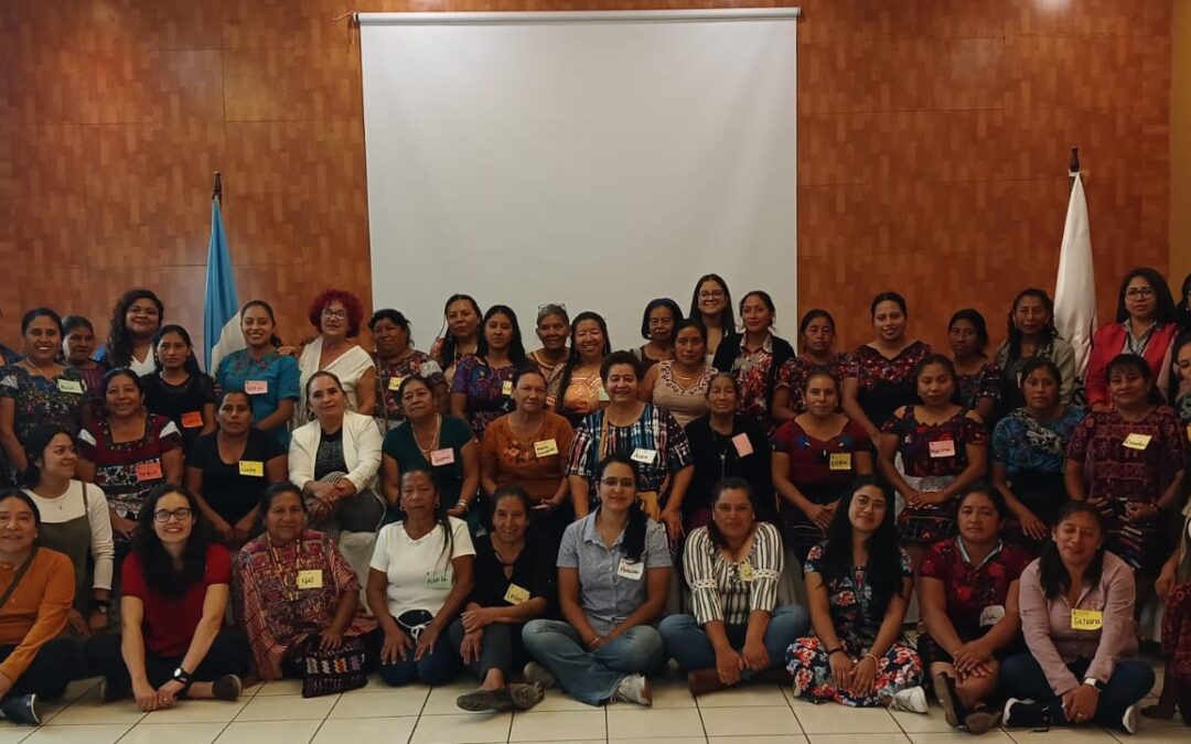 Reunión con Organizaciones de Mujeres en el departamento de Huehuetenango para Evaluación de la Política Nacional de Promoción y Desarrollo Integral de las Mujeres –PNPDIM- 2008-2023