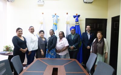 Reunión con la Asociación de Mujeres GARÍNAGU HAHIGA de Puerto Barrios, Izabal