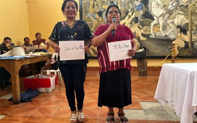 Asamblea de elección de Representantes de Organizaciones de Mujeres ante el CODEDE de Huehuetenango