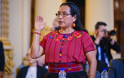Juramentación de la Secretaria Presidencial de la Mujer en el CONADUR