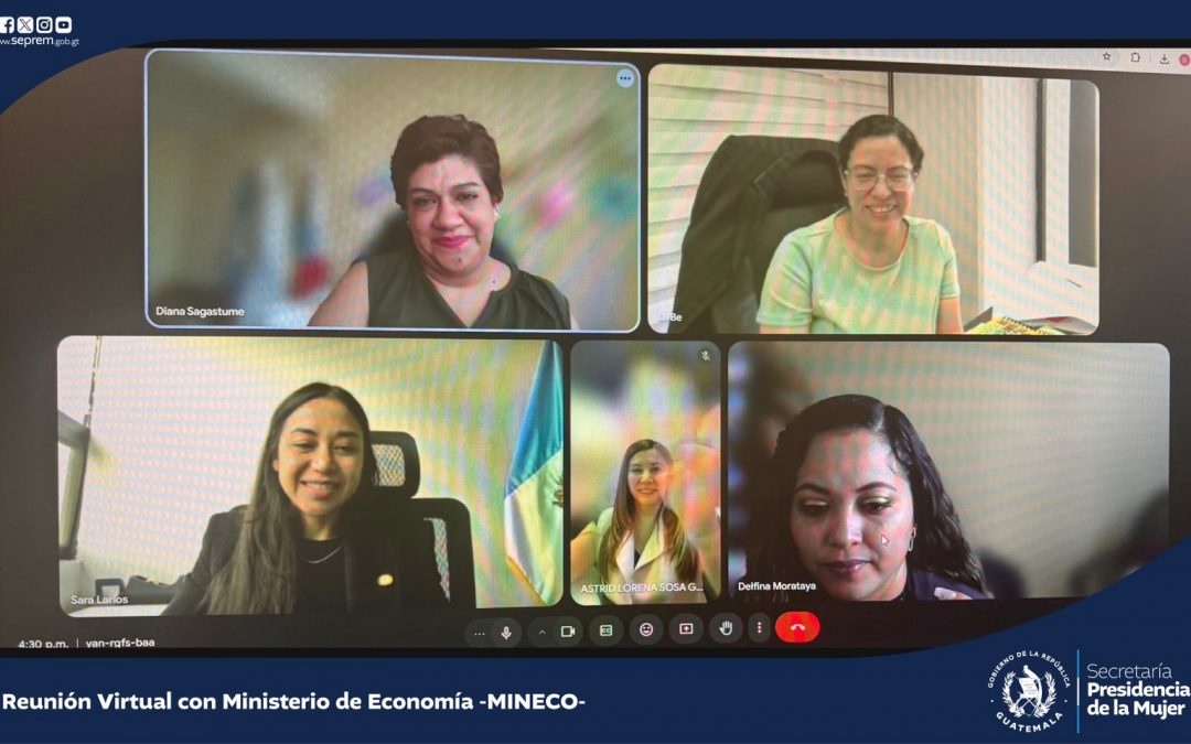 Subsecretaria Presidencial de la Mujer, participó en reunión de coordinación y asesoría al Registro de la Propiedad