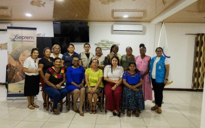 Secretaria Presidencial de la Mujer, sostuvo reunión con diversas organizaciones de mujeres del departamento de Izabal