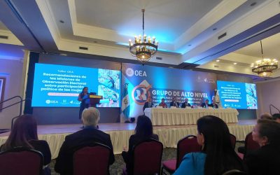 Secretaria Presidencial de la Mujer participa en reunión de la OEA sobre participación política de las mujeres