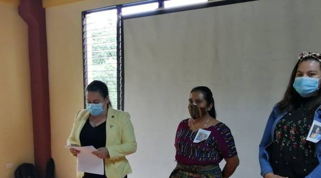 Elección de Representantes de Organizaciones de Mujeres, ante el Consejo Departamental de Desarrollo -CODEDE- en Baja Verapaz.