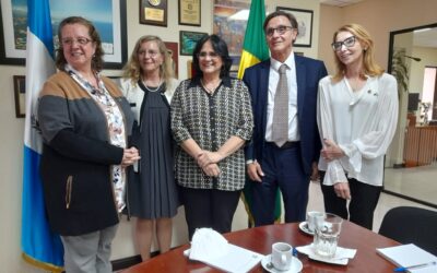 Reunión con la Ministra de la Mujer de Brasil, Damares Alves