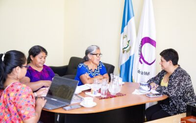Reunión de acercamiento con representantes de la Organización de Mujeres Guatemaltecas MAMA MAQUIN