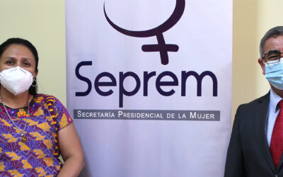 Subsecretaria Presidencial de la Mujer, Silvia Hernández Chinchilla se reúne con el Subsecretario de Planificación y Programación para el Desarrollo, Sr. Luis Arturo Meza.