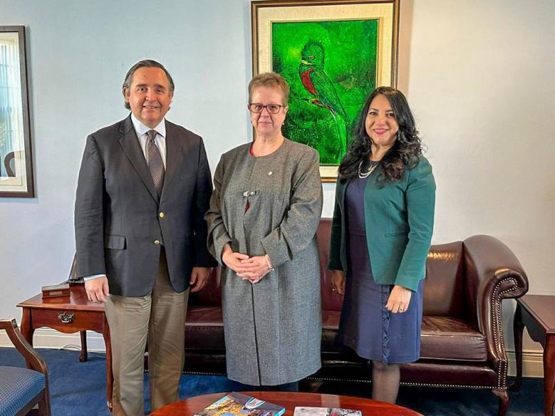 Embajador de Guatemala en Estados Unidos, trabaja de cerca en la elaboración del Protocolo de Atención Consular a Mujeres Migrantes Víctimas de Violencia